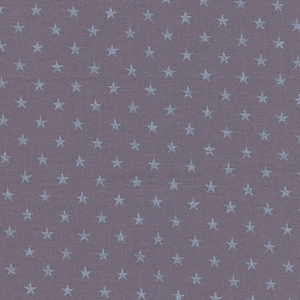 Grey batist and silver stars France Duval Stalla vintage image 1