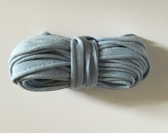 Baby blue cotton piping