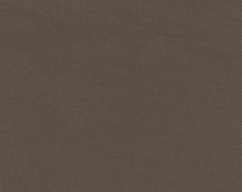 Percale 100% cotton combed brown glazed