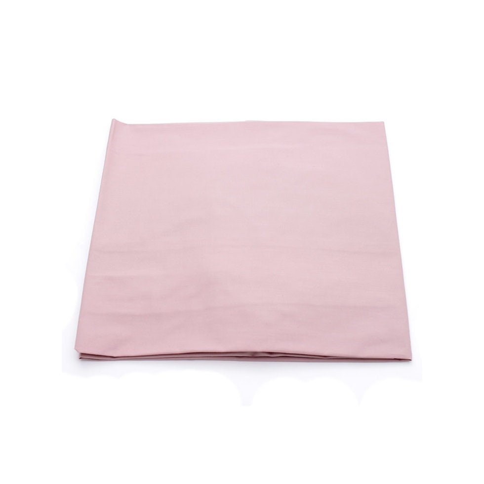 Drap Housse Uni Bébé en Percale Rose Quartz