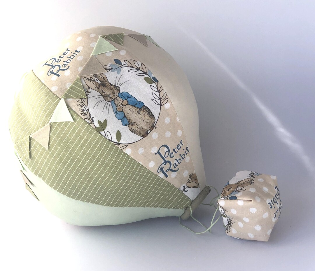 Hot Air Balloon Mobile - Peter Rabbit Nursery Decor, Hanging Mobile ...