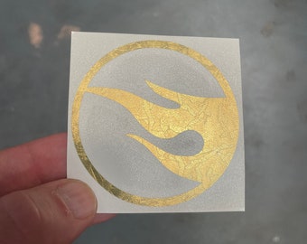 Super Treasure Hunt x LODC  Gold Foil Vinyl Decals Mirrored Set