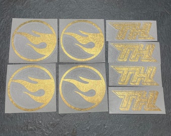 Super Treasure Hunt x TH Sticker Pack Gold Foil Vinyl Decals