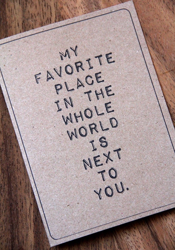 my favorite place in