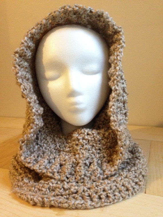 Items similar to Women's Hooded Cowl wear as scarf / cowl or pull up