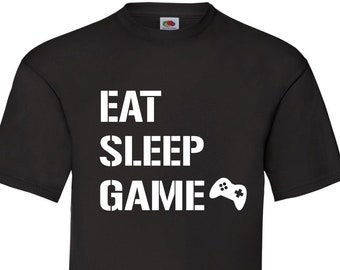 Eat Sleep Game T-Shirt - Video Game T-Shirt - Gaming, Gamer shirt, gamer birthday gift, Christmas gift