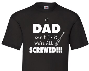 Funny Dad T-shirt – DIY Fix It Humor, Vaderdagcadeau