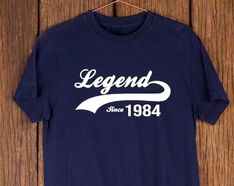 Legend Since 84 T-Shirt - 40th Birthday Gift, 40th Birthday T-Shirt, 84 40th Birthday Gift, 40th Birthday Idea, 84 40th Gift