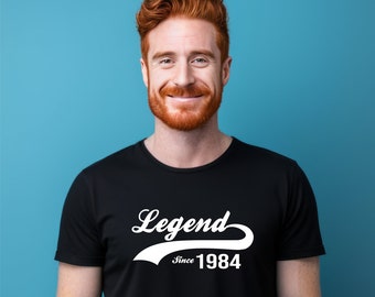 Legend Since 84 T-Shirt, 40th Birthday Gift, 40th Birthday T-Shirt, Milestone Birthday, 40th Birthday Idea, Special Birthday Gift