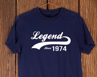 Legend Since 1974 T-Shirt - 50th Birthday Gift, 50th Birthday T-Shirt, Milestone Birthday, 50th Birthday Idea, Special Birthday Gift