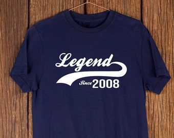 16th Birthday T-Shirt, Legend Since 2008, 16th Birthday Gift, Milestone Birthday, 16th Birthday Idea, Special Birthday Gift