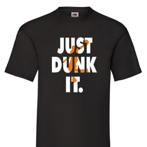 Kids Basketball Player T-Shirt - Just Dunk It - Basketball Fan, Gift for boy/girl, NBA Fan, Basketball Team, Christmas Gift