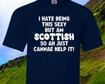 Funny Scottish T-Shirt | Scotland Slang Novelty Tee | Joke Gift for Men | Scottish Birthday Present | Humorous Scotland Shirt