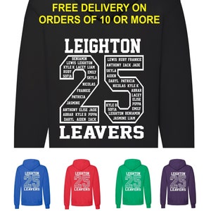School Leavers Hoodies 2025 Primary School Leavers Year 6 Leavers Class of 2025 P7 Leavers Hoodies Primary 7 School Leavers Jumper Etsy