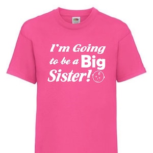 I’m Going To Be A Big Sister T-Shirt, Girls New Baby Shirt, Pregnancy Announcement, Big Sister Gift