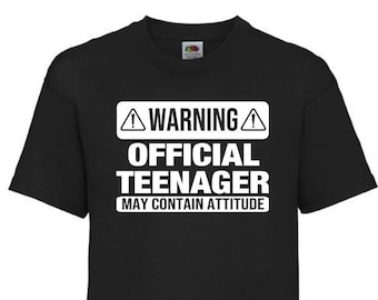 Official Teenager T-Shirt – Funny 13th Birthday Gift