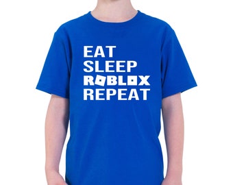 Eat Sleep Roblox Etsy - eat sleep roblox women s t shirt customon