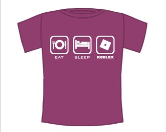 Roblox T Shirt Etsy - t shirt roblox pink shirt