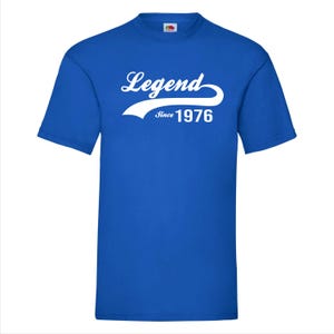 Legend Since 1976 T-Shirt - Perfect 50th Birthday Gift for Men & Women, Vintage 1976 50 Year Old Shirt, Unique 50th Birthday Idea image 4