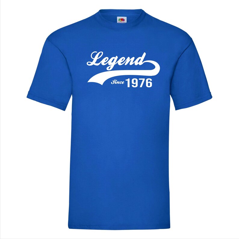 Legend Since 1976 T-Shirt - Perfect 50th Birthday Gift for Men & Women, Vintage 1976 50 Year Old Shirt, Unique 50th Birthday Idea image 4