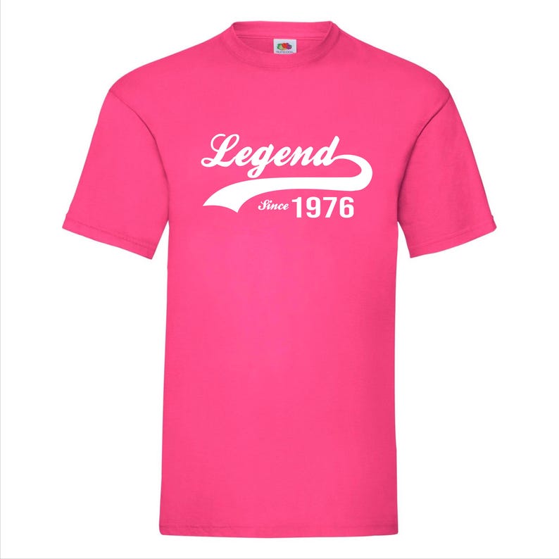 Legend Since 1976 T-Shirt - Perfect 50th Birthday Gift for Men & Women, Vintage 1976 50 Year Old Shirt, Unique 50th Birthday Idea image 5
