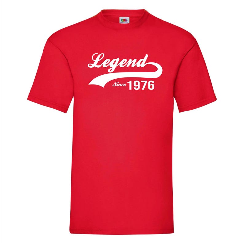 Legend Since 1976 T-Shirt - Perfect 50th Birthday Gift for Men & Women, Vintage 1976 50 Year Old Shirt, Unique 50th Birthday Idea image 3