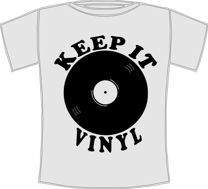 Retro Vinyl Record Music Fan T-Shirt Retro Keep It Vinyl Cool Music T-Shirt