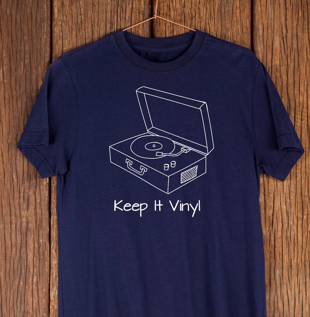 Singer Vinyl Merch Retro Vinyl Record T-shirt | Keep It Vinyl Music Tee | Gift for Music ...