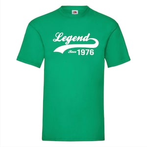 Legend Since 1976 T-Shirt - Perfect 50th Birthday Gift for Men & Women, Vintage 1976 50 Year Old Shirt, Unique 50th Birthday Idea image 6