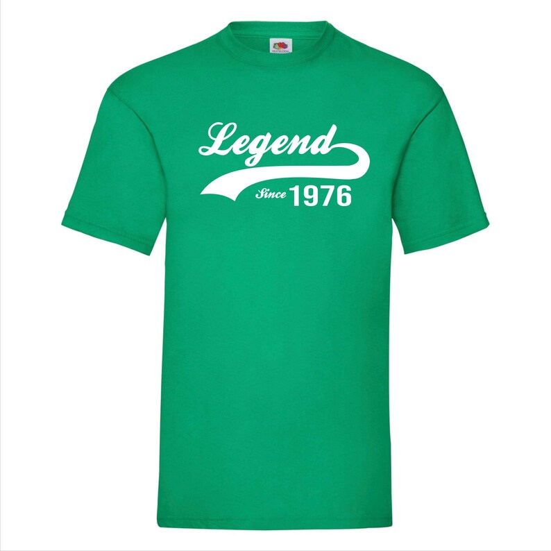 Legend Since 1976 T-Shirt - Perfect 50th Birthday Gift for Men & Women, Vintage 1976 50 Year Old Shirt, Unique 50th Birthday Idea image 6