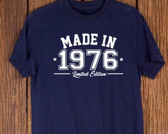 1976 T-Shirt, 50th Birthday Gift, Limited Edition Tee