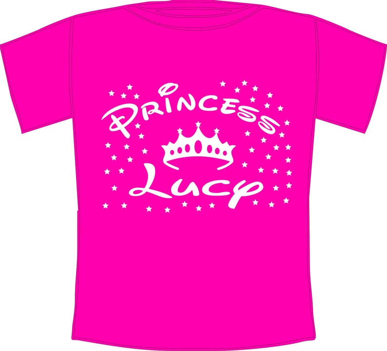 PERSONALISED BIG SISTER PRINCESS T-SHIRT GIRLS TSHIRT KIDS TOP AGES 1-12 T SHIRT