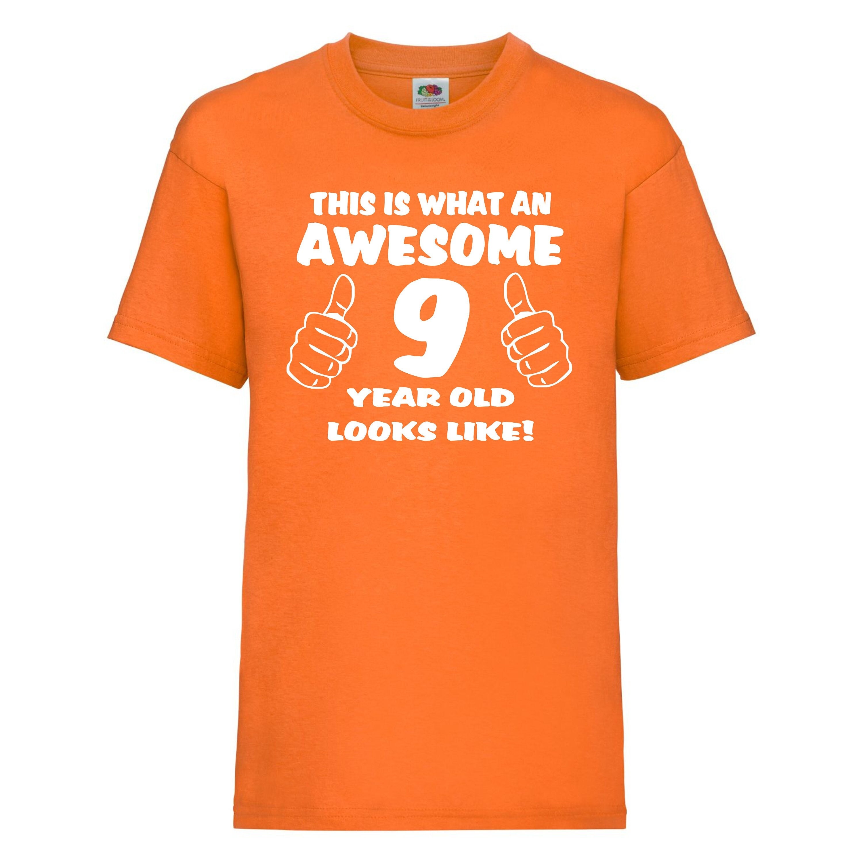 It Took Me 9 Awesome 9th Birthday Gift T-Shirt For 9 Year Old Boys & Girls 