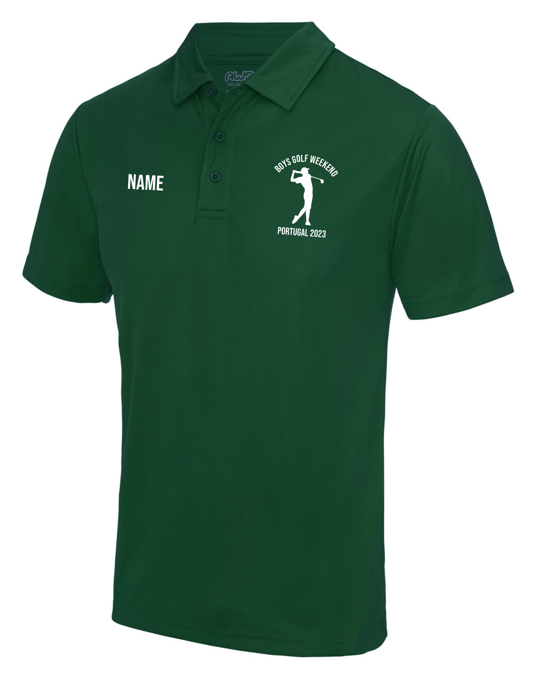 Personalised Golf Shirts, Lightweight neoteric polo shirts for a golf weekend, customised golf top golfing holiday, golf trip, stag do