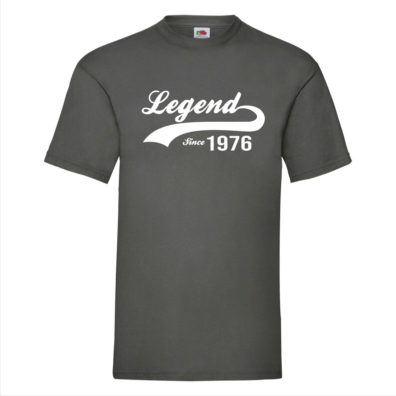 Legend Since 1976 T-Shirt - Perfect 50th Birthday Gift for Men & Women, Vintage 1976 50 Year Old Shirt, Unique 50th Birthday Idea image 7
