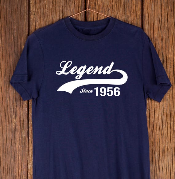 Legend Since 1956 T-Shirt - Classic 70th Birthday Gift for Men & Women, Vintage 1956 70 Year Old Shirt, Unique 70th Birthday Idea