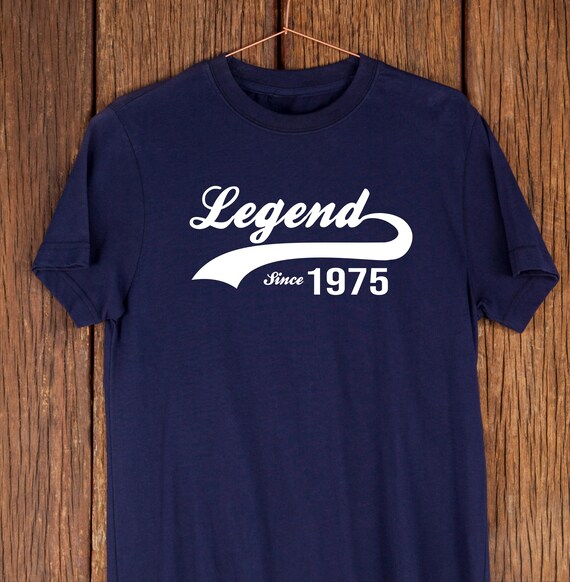 Legend Since August 1975 Shirt Vintage 44th Birthday Gift Legend Since August 1975 Shirt Vintage 44th Birthday Gift