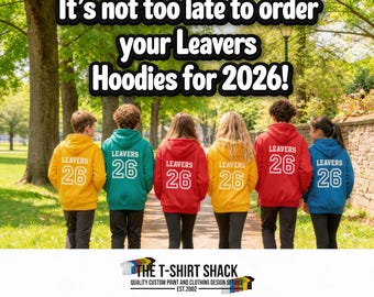 Personalised School Leavers Hoodies 2026 - Primary School Leavers
