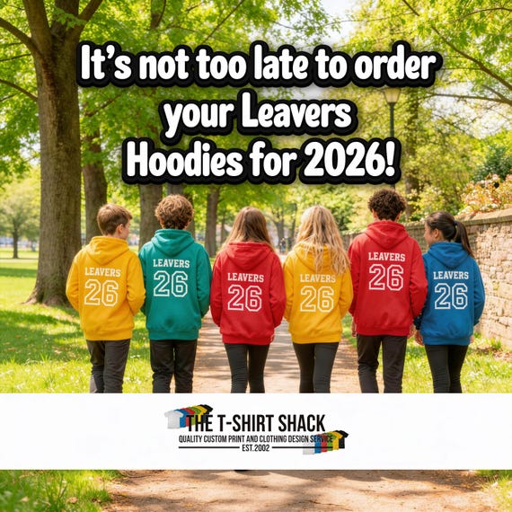 Personalised School Leavers Hoodies 2026 - Primary School Leavers