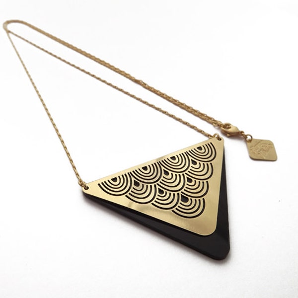 LITTLE WAVE gold necklace