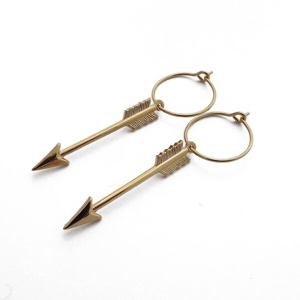 Gold earring POCCA