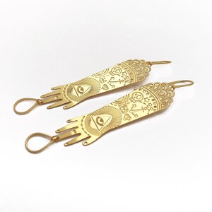 Boucles d'oreilles TATOOM or image 2