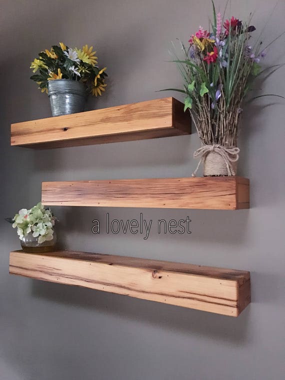 Floating Shelf Cedar Wood Barn Shelves Floating Shelf Cedar Wood Barn Shelves