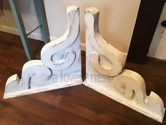 Large Corbel Pair Corbels Set Large Shelve Bracket Porch Etsy