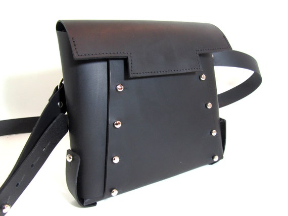 black studded cross body bag