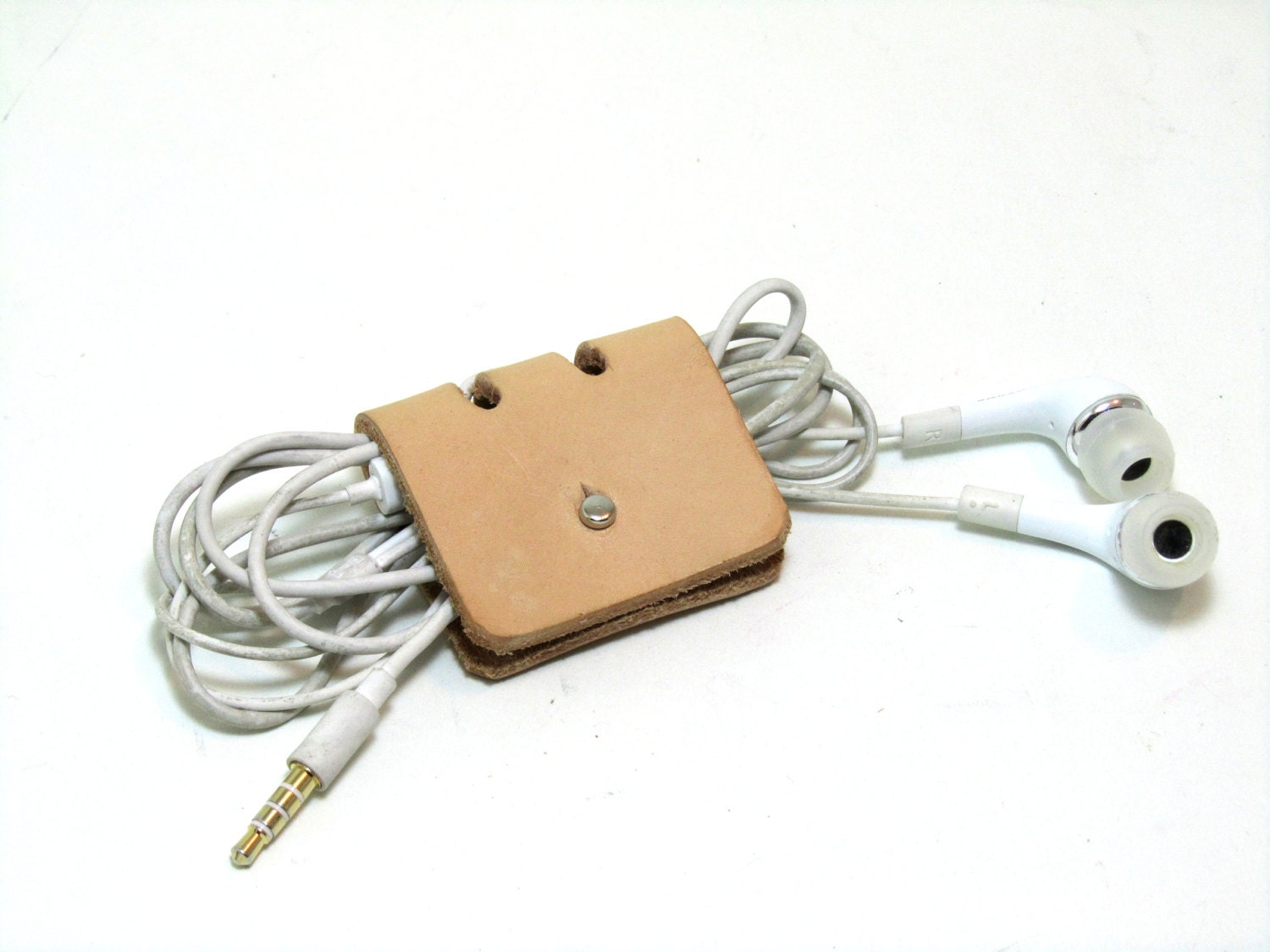 Cable organizer, Personalized Initial, leather cable tidies, Cable Winder, USB, Earphone holder,Stocking filler, mother&#39;s day gift,   kids