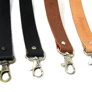 Lanière de rechange en cuir pour sac, lanière en cuir tanné végétal de 2 cm de large, bandoulière réglable, bandoulière de sac bandoulière, bandoulière de sac messager