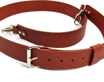 Handmade Adjustable Replacement leather Strap, Full grain leather bag strap
