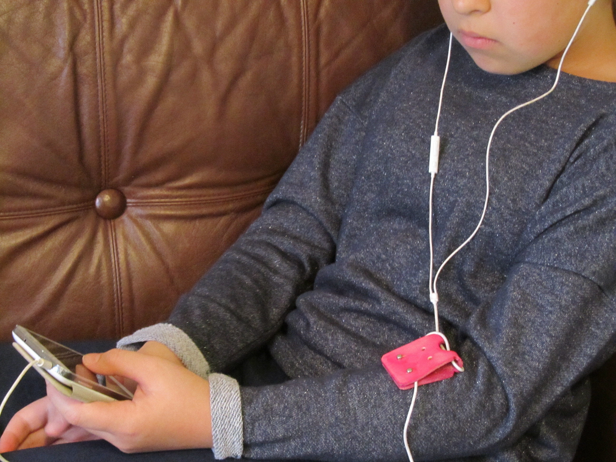 Cable organizer, Personalized Initial, leather cable tidies, Cable Winder, USB, Earphone holder,Stocking filler, mother&#39;s day gift,   kids