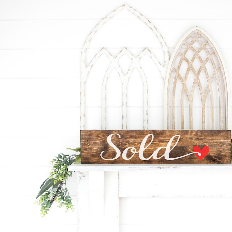 Realtor Sold Sign - Etsy